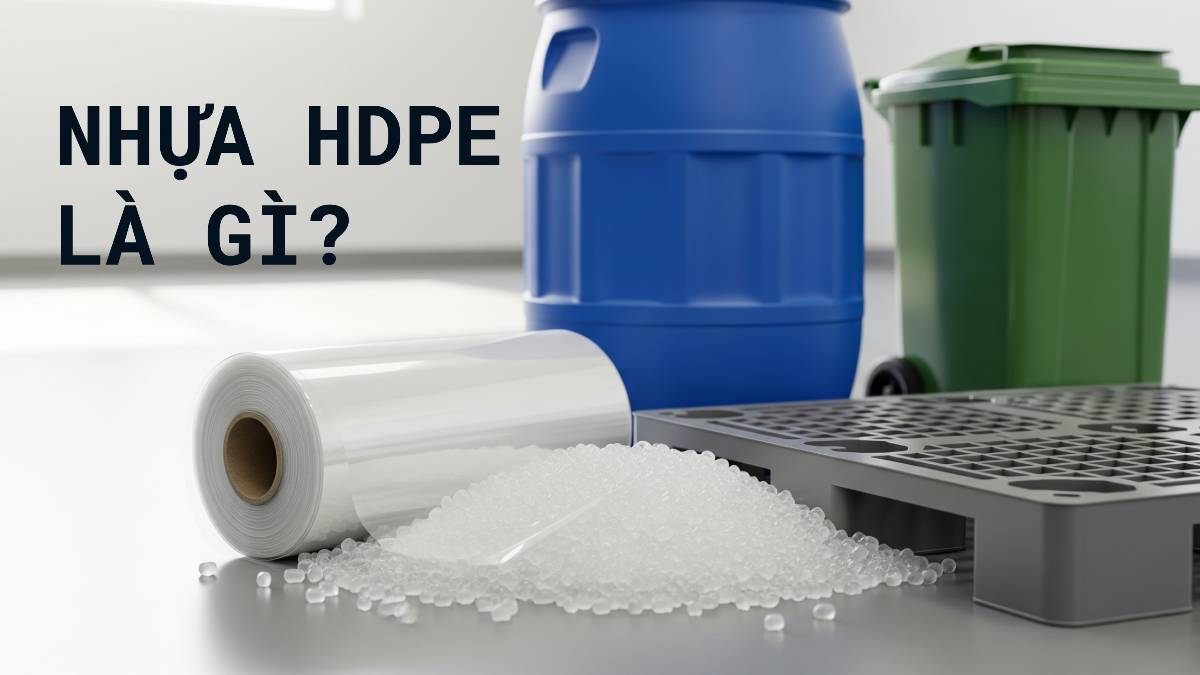 Nhựa HDPE Là Gì? Đặc Tính, Quy Trình Sản Xuất & Ứng Dụng Thực Tế