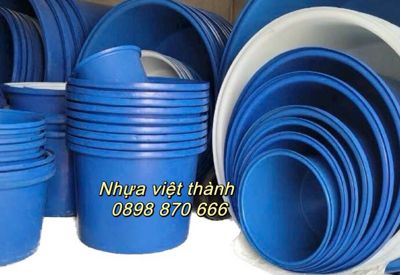 Thùng nhựa tròn 250 lít