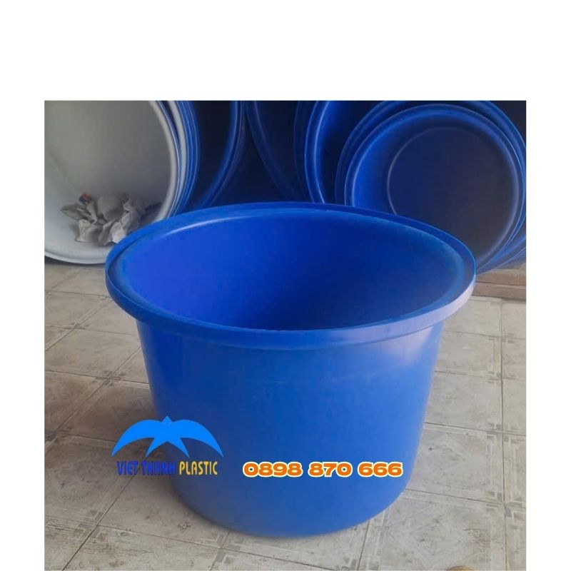 Thùng nhựa tròn 200 lít