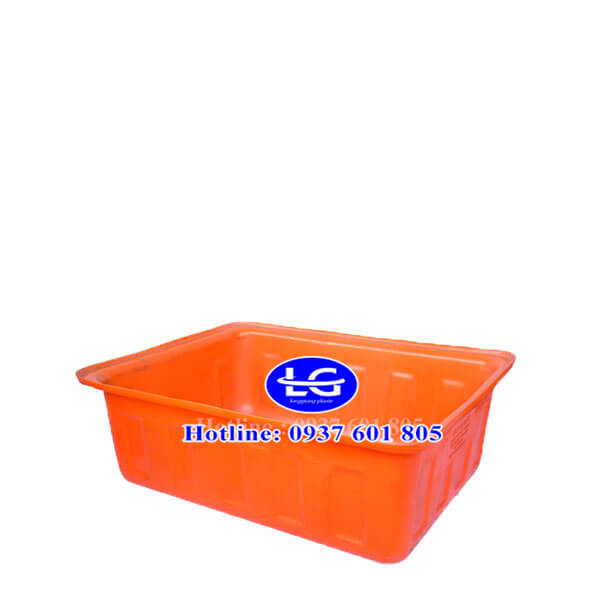 Thùng nhựa chữ nhật 50 lít