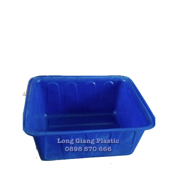 Thùng nhựa chữ nhật 100 lít