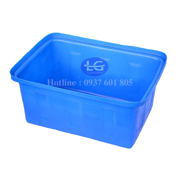 Thùng nhựa chữ nhật 300 lít