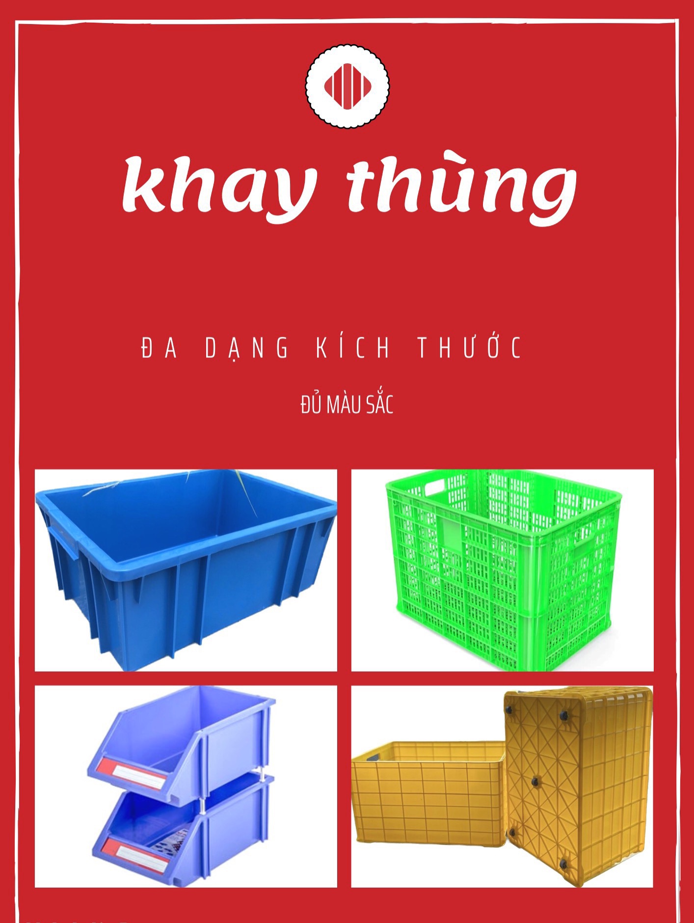 Thùng nhựa | Khay nhựa